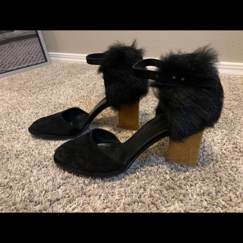 Black Maria Cornejo suede front & fur back